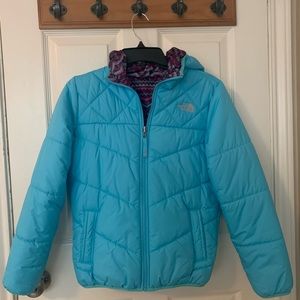 EUC The North Face Reversible Puffer Jacket with Hood